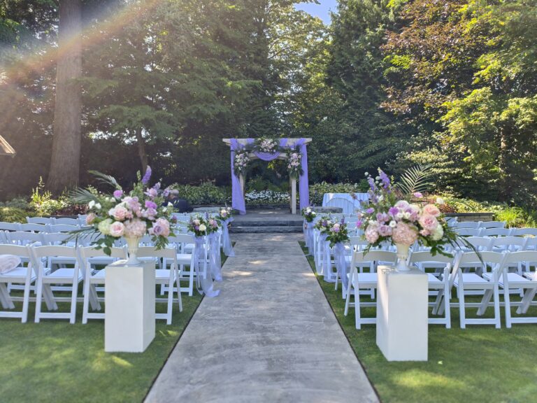 L & A’s Romantic Summer Wedding at Morgan Creek Golf Course
